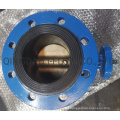 DIN Flanged Long Pattern Butterfly Valve